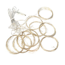 (Warm White) 3M*3M USB 8 Modes 300LED Curtain Fairy Wire String Light Christmas Party Decor Holiday Wedding Supply