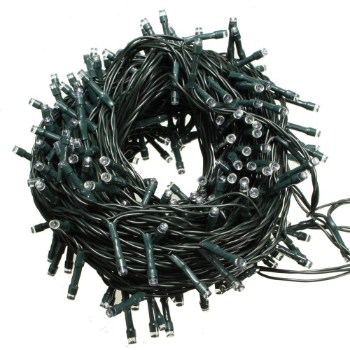 (Warm White) 40m 300LED Battery Powered Light String Waterproof 8 Lighting Modes Holidays Party Christmas Tree Decorations