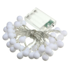 (Warm Light) 40LED Battery Powered Lights Indoor Christmas lights String Fairy Lights for Christmas Halloween tree Party Wedding Events Garden