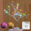 (Warm White) 108LED USB Copper Wire Firefly Tree Touch Control Night Lamp Christmas String Light Holiday Decoration 3