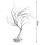 (Warm White) 108LED USB Copper Wire Firefly Tree Touch Control Night Lamp Christmas String Light Holiday Decoration 1