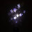 (US plug) Christmas Snowflake Projector Light Lamp Rotating LED Stage Lighting Effect Party Lights 10