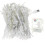 (Blue) 3M*3M 8 Modes Battery Operated USB Wedding Drape LED String Light Christmas Birthday Party Decor 2