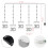 (Multicolor) DC5V USB Santa Claus + Bell + Christmas Tree + Snowflake + Snowman 3D LED Hanging Window Curtain String Light 1