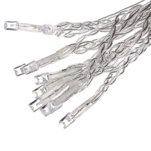 (Red) 2M 20 LED Battery Powered Christmas Wedding Party String Fairy Light