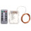 (Pure White) Battery Powered 5M 50LEDs Waterproof Copper Wire Fairy String Light for Christmas +Remote Control 1