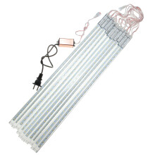 (Warm White, EU Plug) 192LED 30/50CM 192/288 LED 50CM Curtain Fairy Lights Home Party String Lamp Xmas IP65 Christmas Decorations Clearance Christmas Lights