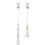 (Warm White) Battery Operated 198LED Dandelion Hanging String Light Silver Wire 8 Mode Dimmable Christmas Decor 1