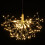 (Warm White) Battery Operated 198LED Dandelion Hanging String Light Silver Wire 8 Mode Dimmable Christmas Decor 8