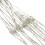 (Warm White) Battery Operated 198LED Dandelion Hanging String Light Silver Wire 8 Mode Dimmable Christmas Decor 3