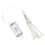 (Warm White) Battery Operated 198LED Dandelion Hanging String Light Silver Wire 8 Mode Dimmable Christmas Decor 5