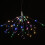 (Warm White) Battery Operated 198LED Dandelion Hanging String Light Silver Wire 8 Mode Dimmable Christmas Decor 10