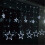 (Warm White) Multi 3.5M 100SMD Five-Pointed Star LED String Curtain Lights Xmas Wedding Decor 220V 16