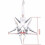 (Warm White) Multi 3.5M 100SMD Five-Pointed Star LED String Curtain Lights Xmas Wedding Decor 220V 8