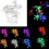 (Warm White) Multi 3.5M 100SMD Five-Pointed Star LED String Curtain Lights Xmas Wedding Decor 220V 10