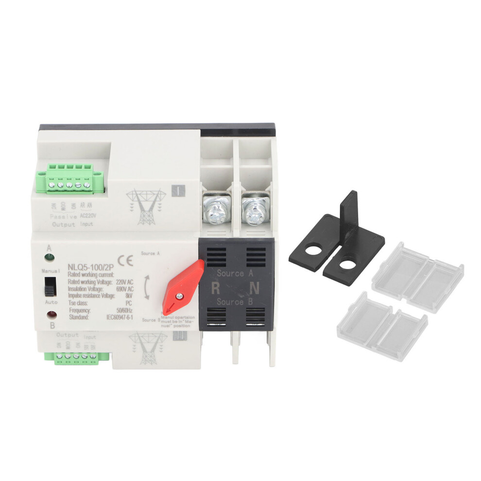 Dual Power Automatic Transfer Switch 2P Mini ATS