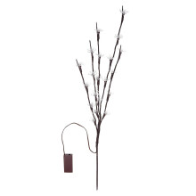 (Warm White) 70CM Battery Powered 20LED Cherry Blossoms Branch Tree Fairy String Light Christmas Home Party Decor