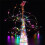 (Red+Blue+Green) Battery Powered 10M Waterproof Four Modes Optional Silver Wire Fairy String Lights For Xmas Party 5