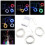 (Red+Blue+Green) Battery Powered 10M Waterproof Four Modes Optional Silver Wire Fairy String Lights For Xmas Party 4