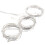 (Red+Blue+White) Battery Powered 10M Waterproof Four Modes Optional Silver Wire Fairy String Lights For Xmas Party 3