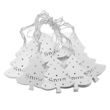 (Warm White) Battery Powered 10LEDs Snowflake Metal Warm White Pure White Green String Light for Christmas