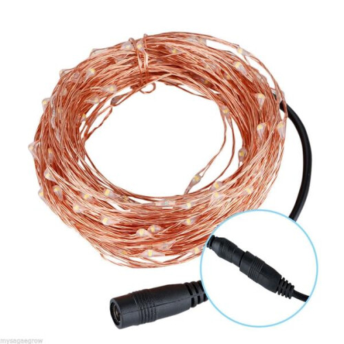 (Warm White) 20M IP67 200 LED Copper Wire Fairy String Light for Xmas Party Decor