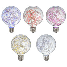 (Warm White) Star Starry Sky 50LED Firework Filament Retro Xmas Decor Light 5Color Light Bulb AC85-265