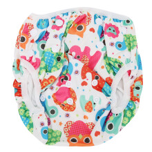 Baby Swimming Diaper Cartoon Floral Pattern