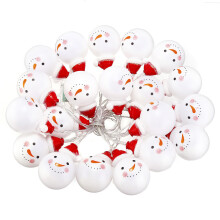 (Warm White, 1.5M) Battery Operated 1.5M 3M Christmas Snow Man LED Fairy String Light Christmas Holiday Decor