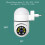 2 MP WLAN-Kamera 4–14 mm 360 PTZ Schwarz 12