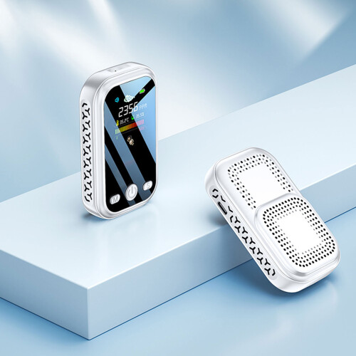 CO2-Detektor NDIR Type-C, 1000mAh, Weiß, tragbar 2