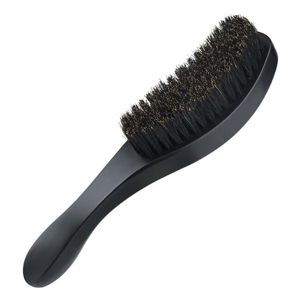 Pig Bristle Beard Brush Made of Beech for Men, Women, Children - Beard Cleaning Brush with Natural Bristles