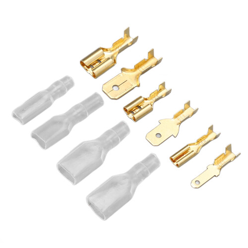 Kabelschuhe Sortimentskit Messing-Goldfarbene Anschlüsse 2