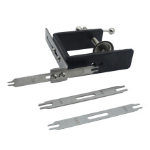 Zipper Pull Tool - Stainless Steel Double End Zipper Jig Slider for Foot Size Zippers and Pull Devices