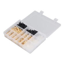 Drahtterminal-Sortiment aus Messing – Kit mit Kaltcrimp-Kabelschuhen, Hülsen & Schrumpfschläuchen