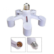(One for five) E27 To E27 Lamp Base Lamp Holder Converter 1 to 2/3/4/5/6/7 Splitter E27-E27