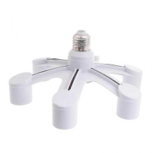 (One for six) E27 To E27 Lamp Base Lamp Holder Converter 1 to 2/3/4/5/6/7 Splitter E27-E27