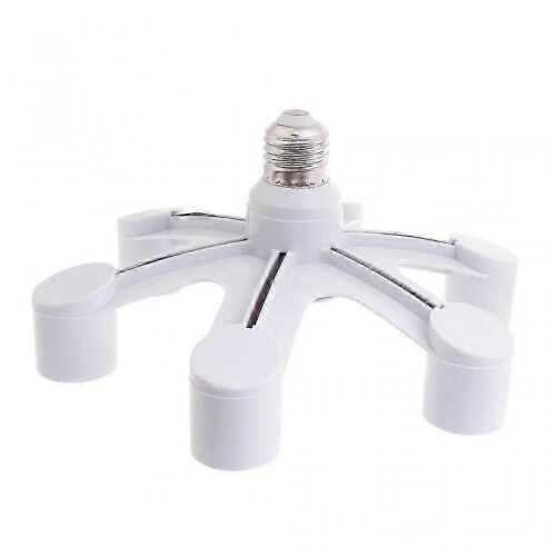 (One for six) E27 To E27 Lamp Base Lamp Holder Converter 1 to 2/3/4/5/6/7 Splitter E27-E27