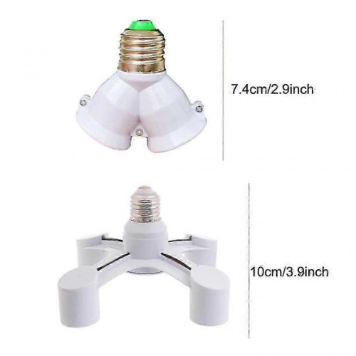 (One for seven) E27 To E27 Lamp Base Lamp Holder Converter 1 to 2/3/4/5/6/7 Splitter E27-E27 2