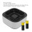 Rauchfreier Aschenbecher 2-in-1 grau ABS 13x13x7cm 6
