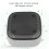 Rauchfreier Aschenbecher 2-in-1 grau ABS 13x13x7cm 8