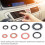 40 Stück AC O-Ring-Set Al-Rubber ID 8.2-12.9mm 13