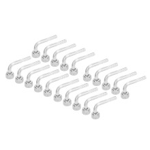20 Stück 90 abgewinkelte 3/8-Zoll Aluminium-Klimaanlagenstecker für Auto