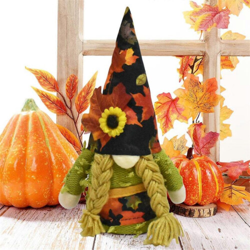 (Womens) Fall Rudolf Plush Thanksgiving Decor for Housewarming Rudolfs Elf Harvest 2