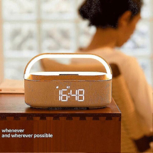 Tooth Ser Digital Alarm C with Wireless Charr Fm C Radio Wireless Spe 2
