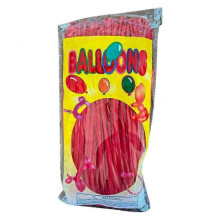 (Red) Party Long Balloons for Show, Clowns, Weddings and Other Outdoor or Indoor