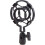 Professional Studio Shock Microphone Mount - Anti Vibration Suspension Stand for Condenser Microphones, Adjustable Size 5