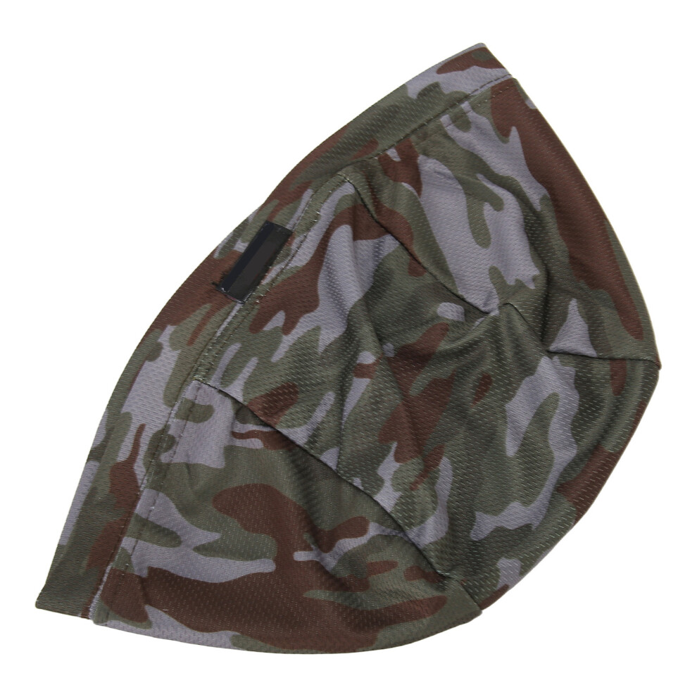 Camouflage Helmet Liner Sweat-Wicking Cap, One Size, Breathable For Motorcycle & Cycling Green 9441338595928