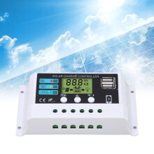 Chip-LCD-Solarladeregler 20A 12V-24V weiß klein