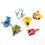Mini Stimulation Alloy Plane Model Set Pull Back 9